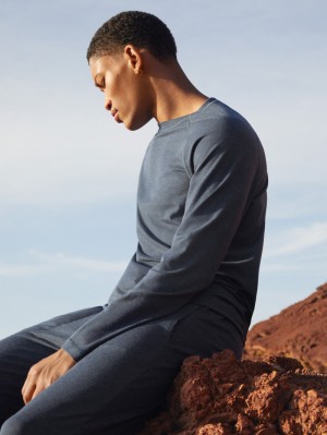 Calida Dsw Warming Shirt Long-sleeve Deepsleepwear Herren Anthrazit | 23415-LPOU
