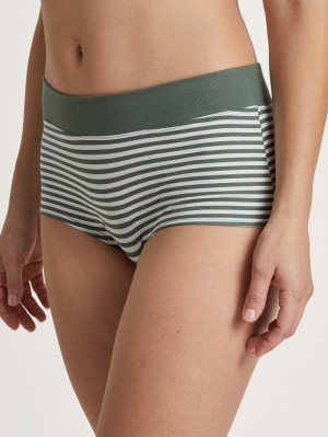 Calida Elastic Pants Yoga Damen Grün | 01875-SMRT