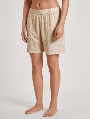 Calida Favourites Desert Shorts Nachtwäsche Damen Weiß | 97836-IDFL