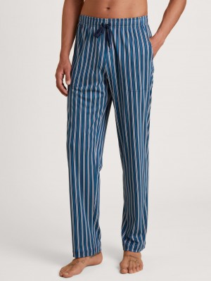 Calida Rmx Sleep Leisure Pants Nachtwäsche Herren Blau | 70819-LUNY